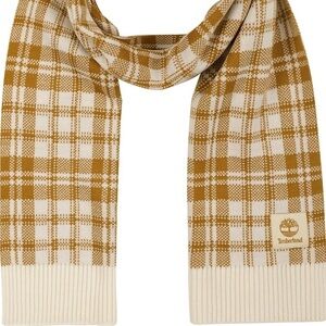 NWT Timberland Buffalo Plaid Scarf Neutral